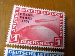 EBS Germany 1931 – Zeppelin Polar Flight – Michel 456-458 MNH** ND – REPRINTS