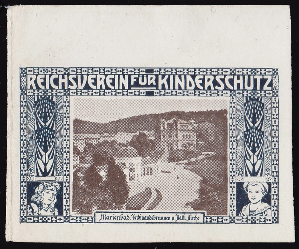 Germany – Child Protection Label Unused hinged.
