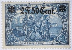 Travelstamps: Germany Stamps Scott #N26 – 14 1/2 x 14 Perf OP Mint MOGH Signed