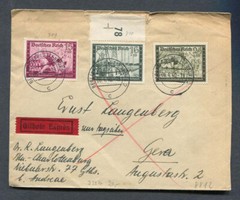 German Reich WW II : Better Express cover from 1940 – Berlin – used