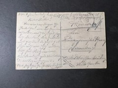 1919 Germany Feldpost Marine Post Postcard Cover to Lomboy Navy Kriegsmarine