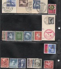 GERMANY NICE USED STAMP COLLECTION WITH BETTER ITEMS