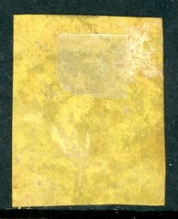 Germany States 1855 Saxony 3 ngr Black/Yellow Scott #12 VFU L47
