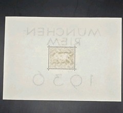 Germany 1937 Souvenir Sheet Mi Block 10