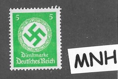 MNH Germany stamp Sc 082 / 1934 PF05 issue / Official Third Reich Swastika