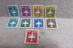 1982-1987 GERMAN DEMOCRATIC REPUBLIC CANCELLED SCOTT #C8-C16
