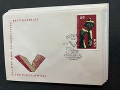 East Germany (DDR) 11x (all different) FDC 1967