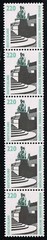 Germany Scott 1841,4,6,7,9 (5) coil strips of 5 MNH