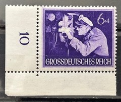1944 German Stamps Armed Forces Day Submarine 6+4 rpf MNH /990