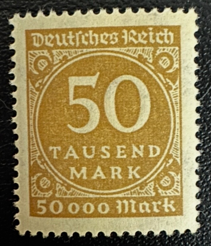 Germany Stamps #239 MNH OG 50 Tausend Mark