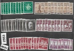 MNH collection Over 100 stamps Germany Third Reich era postage 2 scans #2553