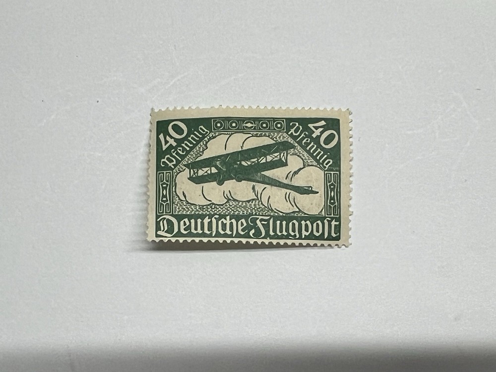 Stamp Germany Deutsches Reich Flugpost 40 Pfennig 1919