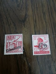 GERMANY 1945 POST WAR LOCALS Odd Lot/mixed Condition Please See Scans&descr.