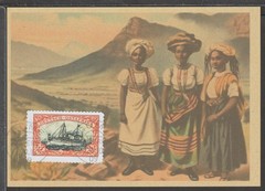 ✔️ Deutsches Reich Colonies 1910 German East Africa RARE POSTCARD – REPRODUCTION