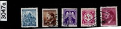 Stamps Adolf Hitler & Officials Germany Czech occupation of BaM WWII #3047a