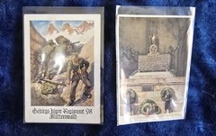 German THIRD REICH Post Cards + FREE U.S. WW2 Propaganda Anti- Hitler Flyers
