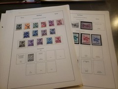 Germany WWII Military Serbia Serbien Collection Lot On Pages Mnh Mh Used