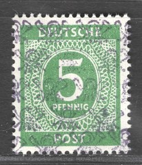 GERMANY 1948 AMERICAN BRITISH ZONE UNISSUED MICHEL IV/II EXPERTIZED PERFECT MNH