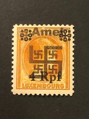 Germany WWII propaganda fantasy overprint (BELGIUM/AMEL) ? Rpf. MH #c25