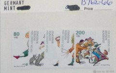 Germany Deutsche Bundespost 1994 Semi-Postal Stamp Set MNH Multi-Color