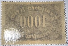 Travelstamps: 1922 Germany Stamps Deutsches Reich 4000 Mark Mi. Nr. 255 MOGNH