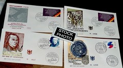 EIGHT DIFFERENT GERMANY 🇩🇪 FDC SEE BOTH SCANS LOOK 👀 1341