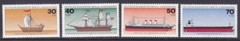 Germany Berlin 9NB133-36 MNH 1977 Historic Ships Full Set of 4 Very Fine