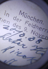 Post Card 1938 3rd Reich Munich Beerhall Putsch Memorial Monument Feldherrnhalle