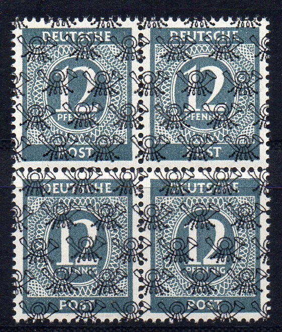 GERMANY USA BRITISCHE ZONE 1948 Sc. 56IIB Cv.3000 € MNH SIGNED