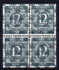 GERMANY USA BRITISCHE ZONE 1948 Sc. 56IIB Cv.3000 € MNH SIGNED