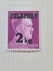 7 Vintage German Military Airmail Parcel Post Stamps Feldpost 1941 – 1950 WWII