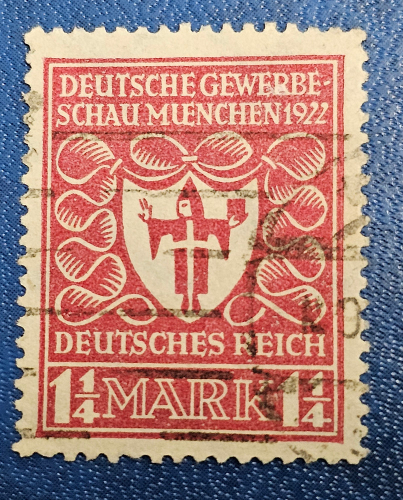 Stamp Germany Deutsches Reich 1,1/4 Mark 1922 Infla Mi. Nr. 199 a [🇩🇪36691]