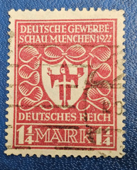 Stamp Germany Deutsches Reich 1,1/4 Mark 1922 Infla Mi. Nr. 199 a [🇩🇪36691]