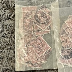 EARLY 1800’s WURTTEMBERG INVESTOR’S LOT OF STAMPS, NUMERAL IN CIRCLE
