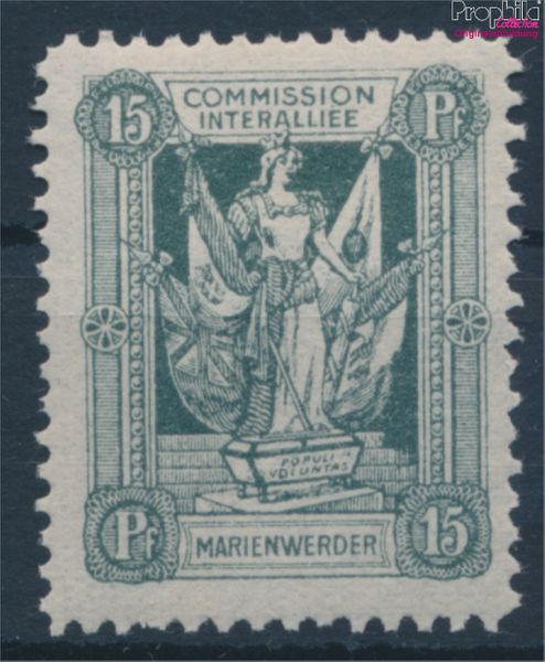 Kwidzyn 3x B with hinge 1920 Woman with Flags (10335711