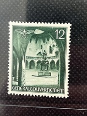 17 X Stamp Poland 1940 German Occupation Generalgouvernement Briefmarken Polen
