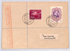 GERMANY WW2 ITALY OCCUPATION Cover 1944 Udine Mixed Franking {samwells}YG239