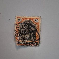 German Empire 1900s Used Postage Stamps Lot of 37 Vintage Rare #B4HB1.8