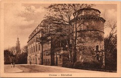 1915 WWI German Feldpost Postcard Weimar Cancel Kriegslazarett 126 Army Post