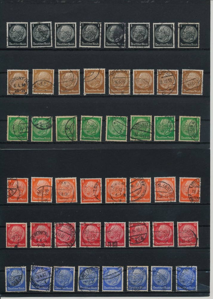 Germany, Deutsches Reich, Nazi, liquidation collection, stamps, Lot,used (BO 15)