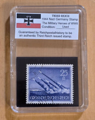 WW2 WWII Third Reich Nazi Germany Military War heroes battle Stamps complete set
