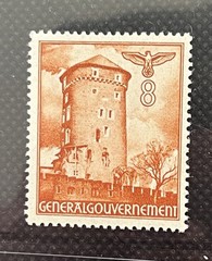 17 X Stamp Poland 1940 German Occupation Generalgouvernement Briefmarken Polen