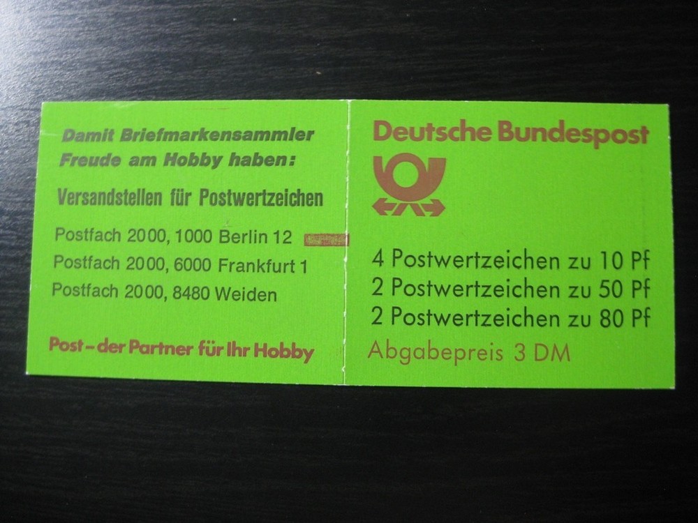 GERMANY Mi. #MH 24h mZ scarce mint MNH stamp booklet! CV $14.50