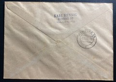 1946 Cottbus Germany Local Stamp issue Post War Registered Cover To Hamburg B