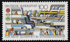 BRD FRG #Mi1554 MNH 1991 Pedestrians Traffic [1678 YT1382 SG2407]