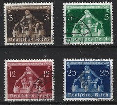 Germany 1936 #473-76 6th International Congress of Municipalities – VF Used