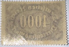 Travelstamps: 1922 Germany Stamps Deutsches Reich 4000 Mark Mi. Nr. 255 MOGNH