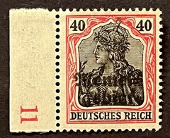 Travelstamps: Germany Occu. Memel OP Stamps 40pf Mint Original Gum MNH OG WMK