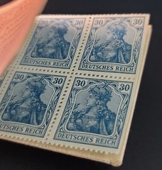 Rare German Empire Stamp Booklets MH 13 1920 & MH 14 1921 Deutsches Reich MNH