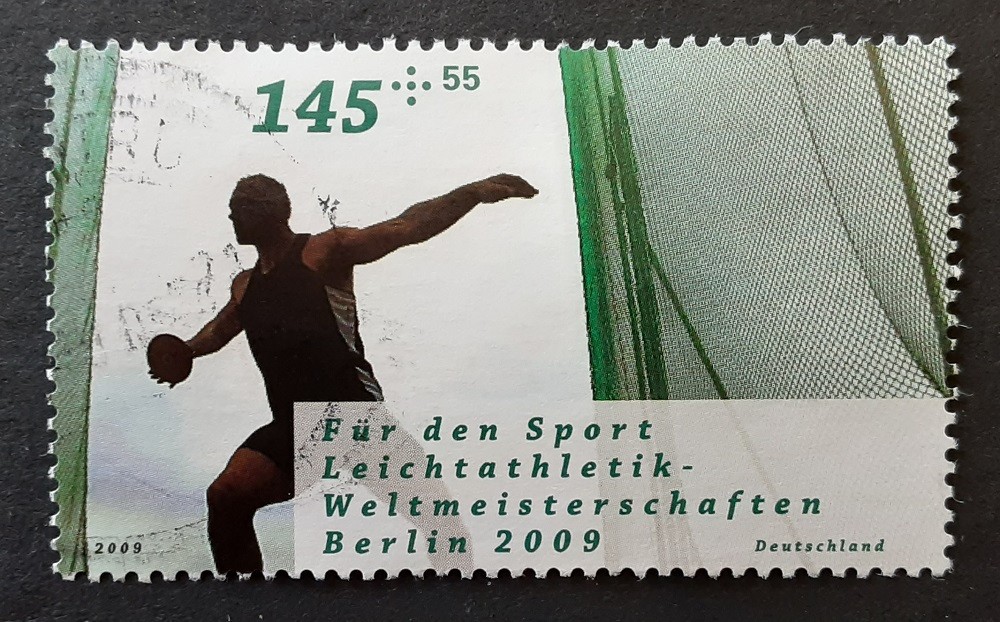GERMANY Deutschland 2009 145+55pfg Used Athletics Mi 2730 Scott B1018 XF 9195